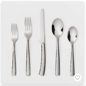 Threshold Arkita Stainless Steel Silverware Set, 2 sets.